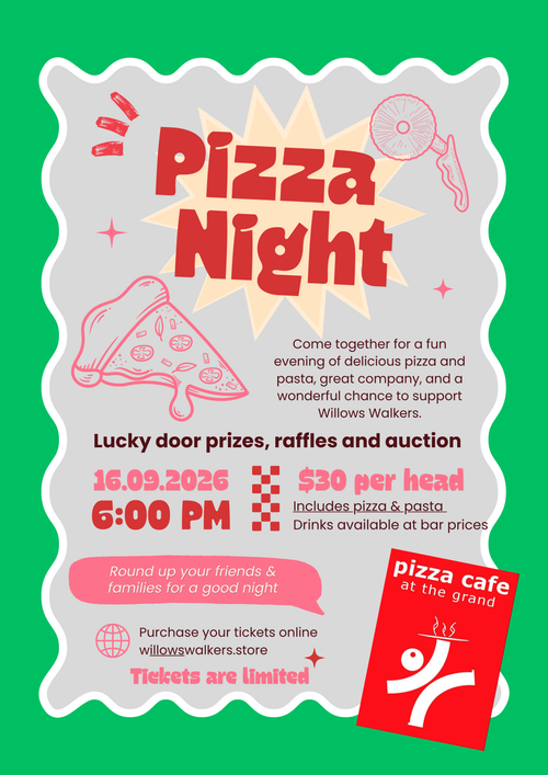 PIZZA CAFE NIGHT TICKETS
